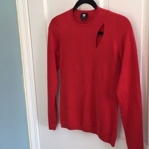 Silk Worth sweater - red - petite
